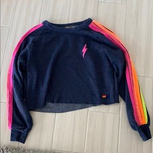 AVIATOR NATION BOLT CROP SWEATSHIRT 🤩⚡️